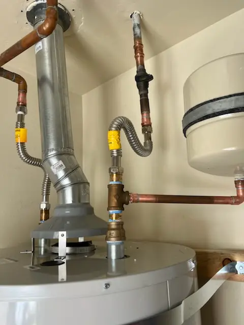 Water heater installation and plumbing repair in Lows Hollow